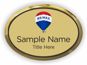 (image for) Remax Balloon Logo - 2017 Oval Executive Gold badge