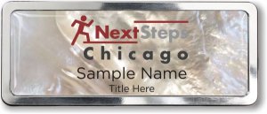 (image for) Next Steps OConnor Foundation Mother of Pearl Polished badge