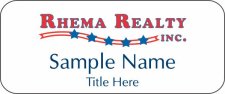 (image for) Rhema Realty Standard White badge