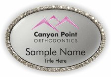 (image for) Canyon Point Orthodontics Bling Silver badge