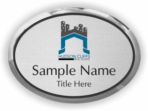 (image for) Hudson Cliffs Real Estate Oval Executive Silver badge