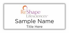(image for) ReShape Standard White Square Corner badge