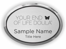 (image for) Your End of Life Doula Oval Executive Silver badge