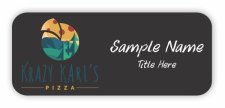 (image for) Krazy Karl's Pizza Chalkboard badge