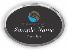 (image for) West Shores Realty Oval Executive Silver badge