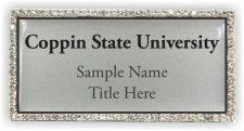 (image for) Coppin State University Bling Silver badge