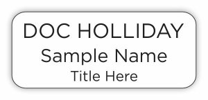 (image for) Doc Holliday Standard White badge