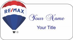 (image for) Remax Balloon Logo - 2017 Shaped White badge