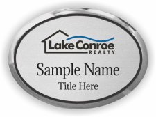 (image for) Lake Conroe Realty Oval Executive Silver badge