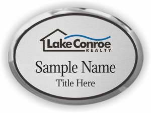 (image for) Lake Conroe Realty Oval Executive Silver badge