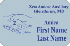 (image for) Zeta Amicea Auxillary GlenBurnie Custom Badge