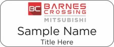(image for) Barnes Crossing Mitsubishi Standard White badge