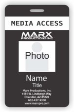 (image for) Marx Productions Photo ID Vertical badge
