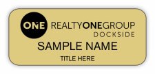 (image for) Realty One Group Dockside Standard Gold badge