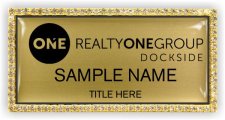 (image for) Realty One Group Dockside Bling Gold badge