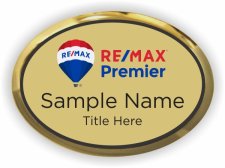 (image for) Remax Premier Oval Executive Gold badge