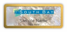 (image for) South Bay Realty Mother of Pearl Pebbled badge