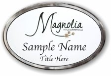 (image for) Magnolia Title Company Oval Prestige Polished badge