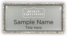 (image for) Realty Executives Associates Bling Silver badge