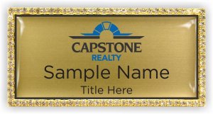 (image for) Capstone Realty Bling Gold badge