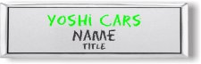 (image for) Yoshi Cars Small Executive Silver badge