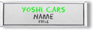 (image for) Yoshi Cars Small Executive Silver badge