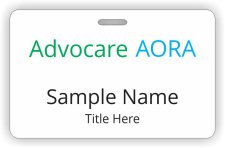(image for) Advocare AORA ID Horizontal badge