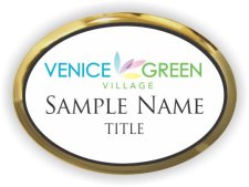 (image for) Venice Green Village Oval Executive Gold Other badge