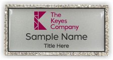 (image for) The Keyes Company Bling Silver badge