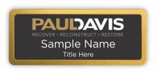 (image for) Paul Davis of Reno Tahoe Prestige Gold Anodized badge