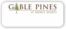 (image for) Gable Pines Standard White badge