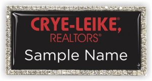 (image for) Crye-Leike REALTORS Bling Silver Other badge