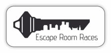 (image for) Escape Room Races Standard White badge