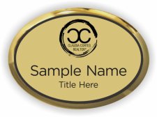 (image for) Claudia Cortes Realtor Oval Executive Gold badge