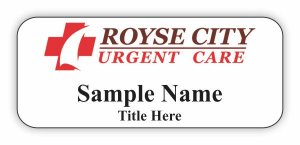 (image for) Royse City Urgent Care Standard White badge