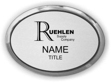 (image for) Ruehlen Supply Co Oval Executive Silver badge