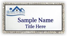 (image for) Homes and More Real Estate Services Bling Silver Other badge