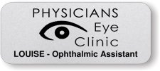 (image for) PHYSICIANS EYE CLINIC Standard Silver badge