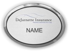 (image for) DeJarnette Insurance Agency Oval Executive Silver badge