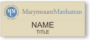 (image for) Marymount Manhattan College Standard Other Square Corner badge