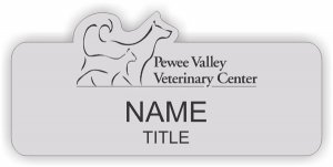 (image for) Pewee Valley Veterinary Center Shaped Silver badge