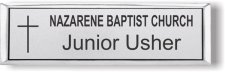 (image for) Nazarene Baptist Church Small Executive Silver badge