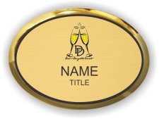 (image for) Dad and Daughter Events Oval Gold badge