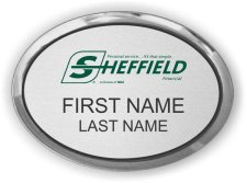 (image for) Sheffield Financial Oval Executive Silver Other badge