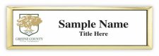 (image for) Greene Co. Title Company Small Executive Gold badge