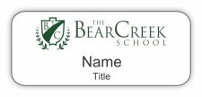(image for) The Bear Creek School Standard White badge
