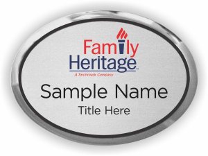 (image for) Family Heritage Oval Executive Silver badge