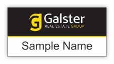 (image for) Galster Real Estate Standard White Square Corner badge