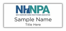 (image for) NHNPA Standard White Square Corner badge