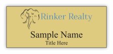 (image for) RINKER REALTY Standard Gold Square Corner badge